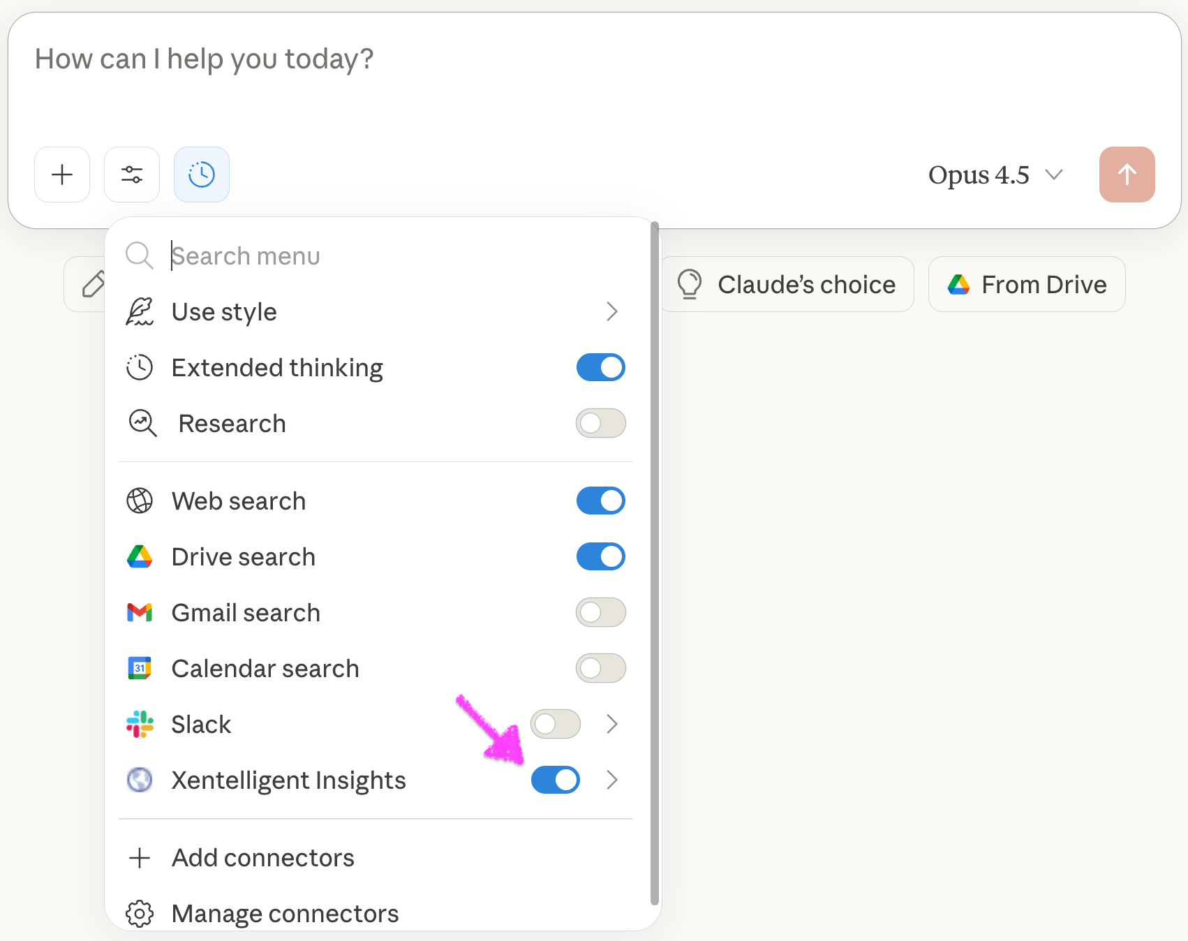 Enable Insights connector